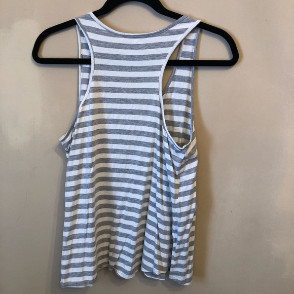 3/$15 Forever 21 lace flower striped tank top - Picture 5 of 6